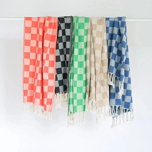 Check Turkish Hand Towel