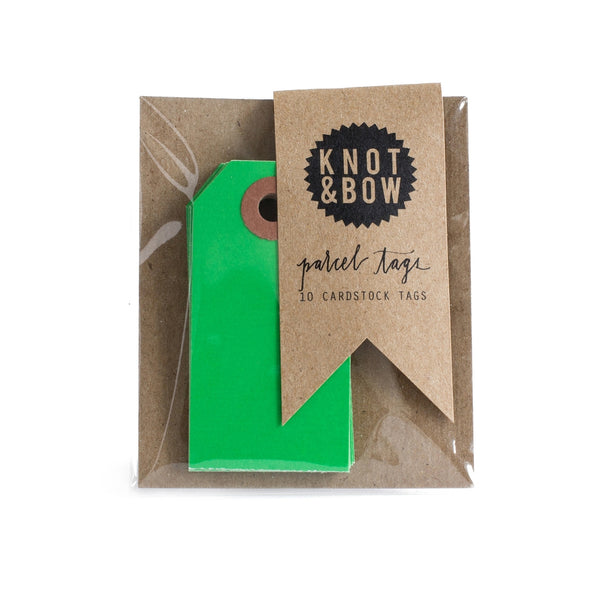 Dark Green Parcel Tags