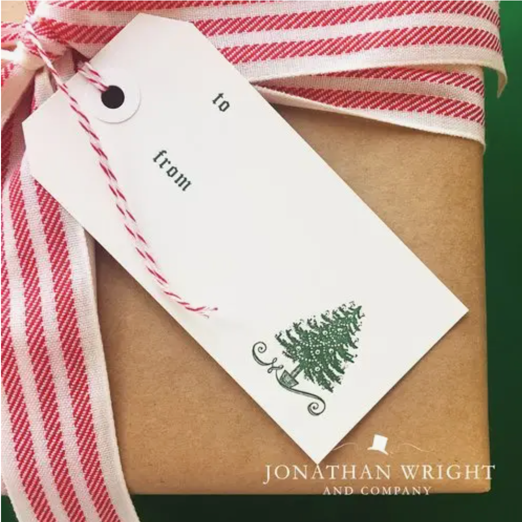 Scroll Tree Gift Tags - Set of 10