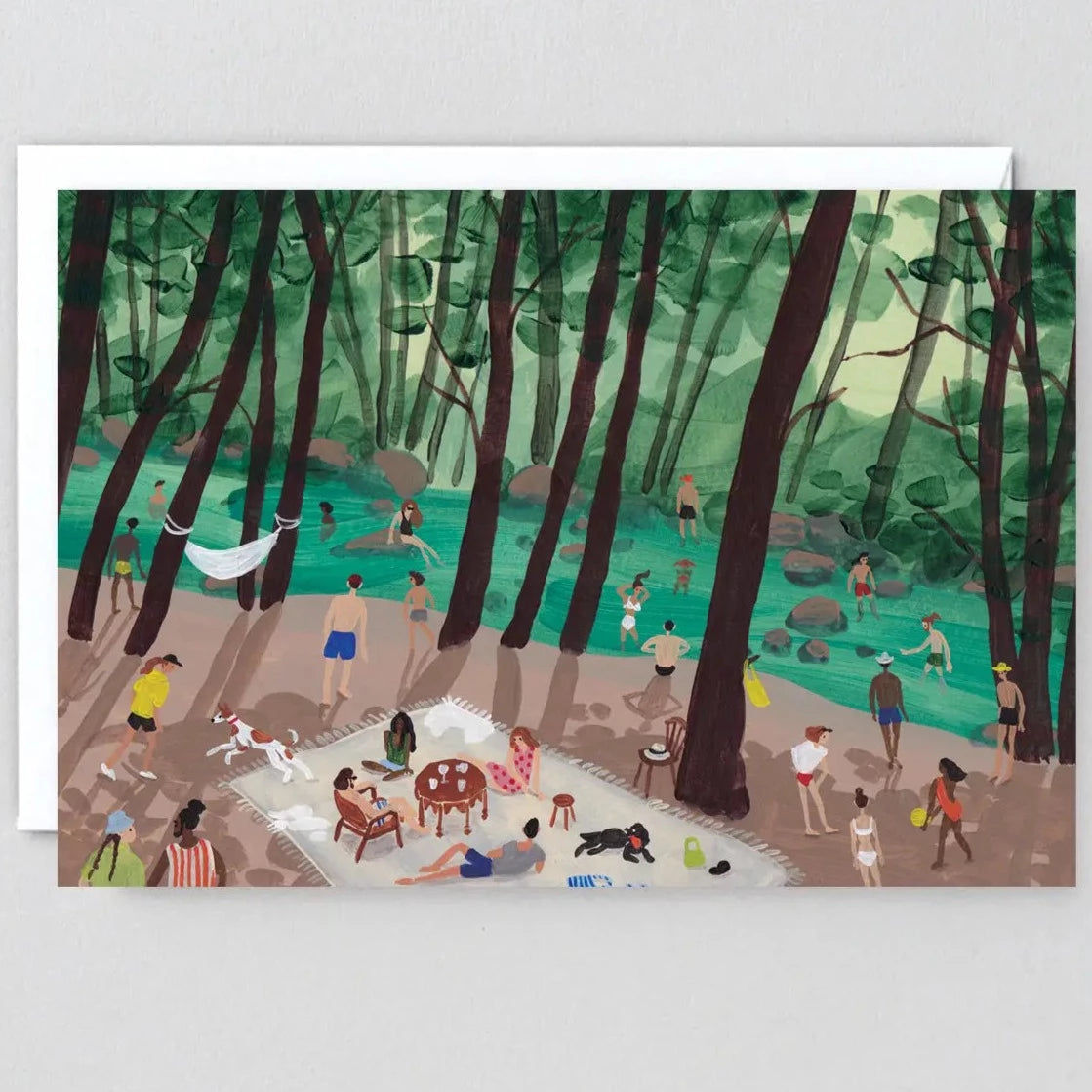 Summer By The Water Art Card
