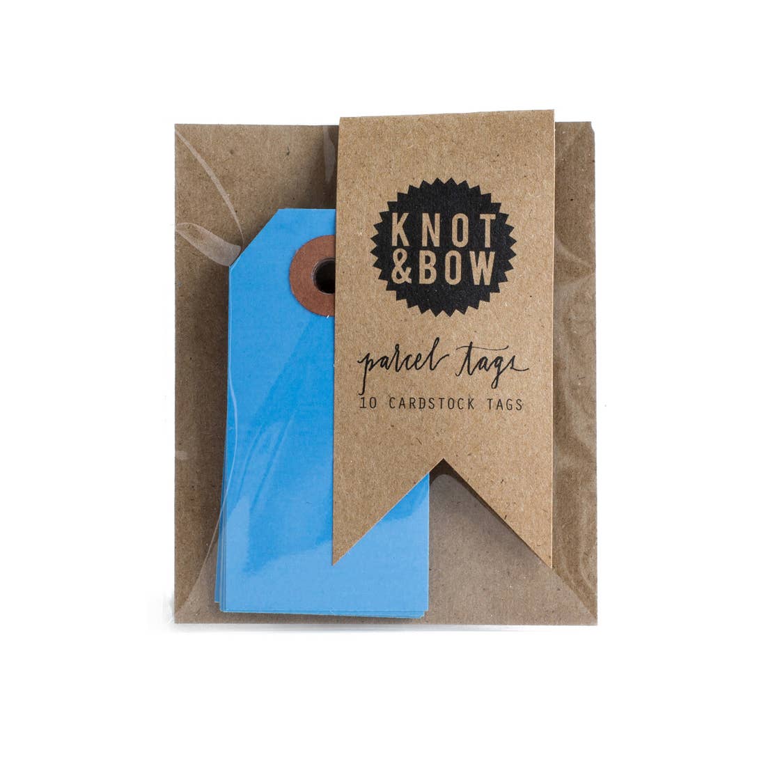 Blue Parcel Tags